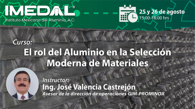 Curso: El rol del Aluminio en la Selección Moderna de Materiales 